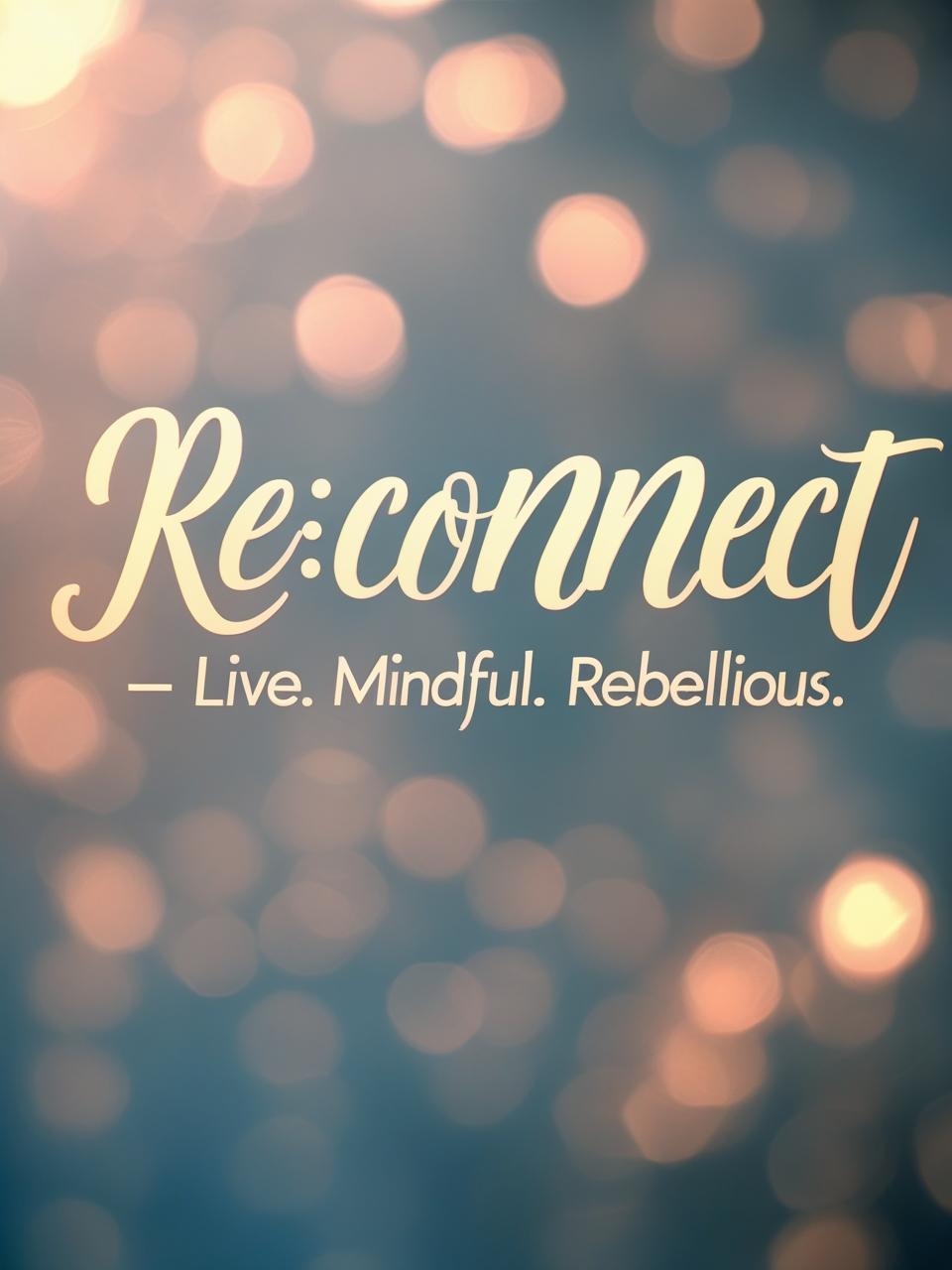 🖤RE:CONNECT – Live. Achtsam. Rebellisch