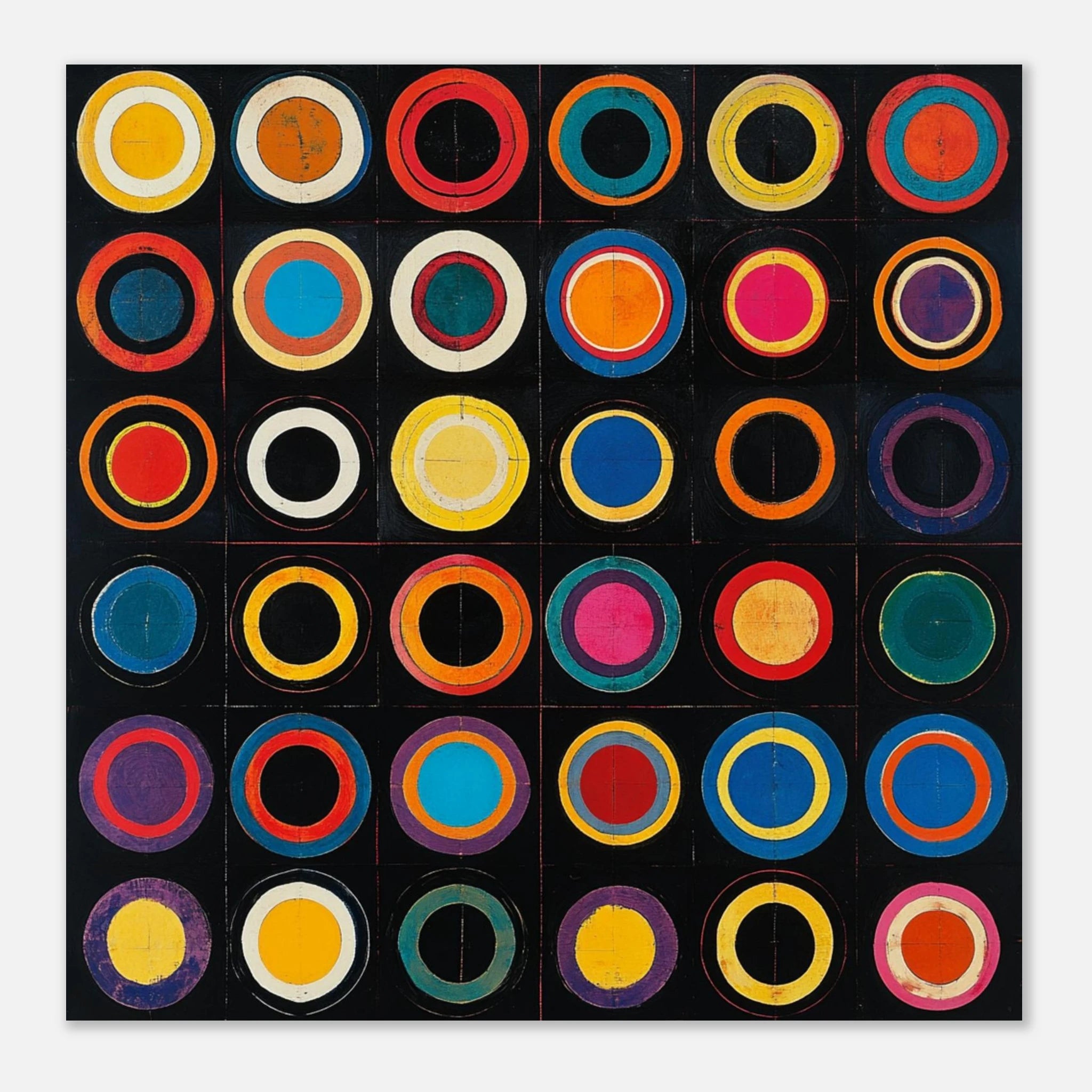 „Bold Circles – Kunst mit Zielscheibencharakter“