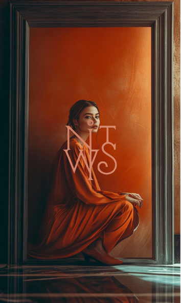 "The Alchemist's Daughter: Eine Fabel in Gold und Schatten" – Digitaler Kunstdruck