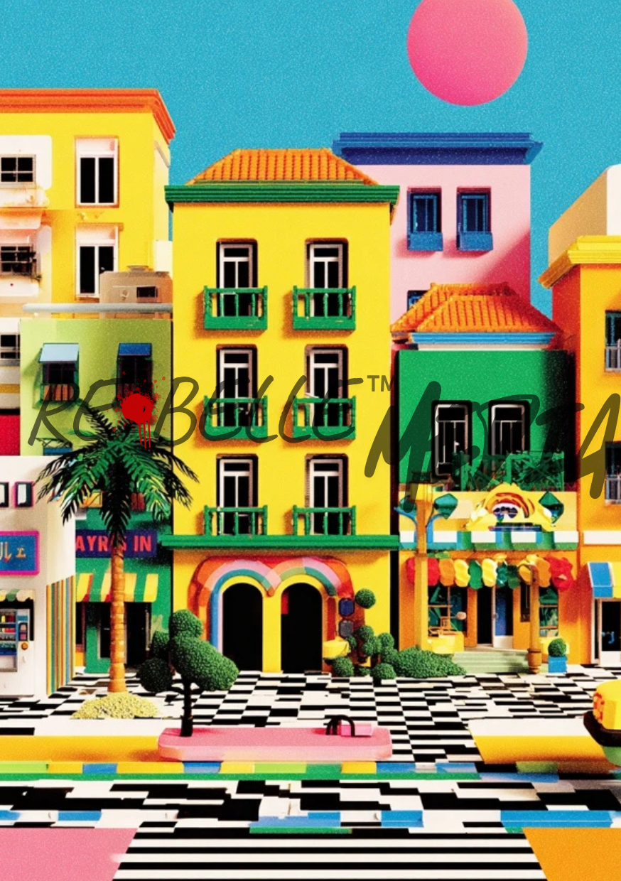 Verwandle deine Wände in eine Explosion aus Farbe und Energie!