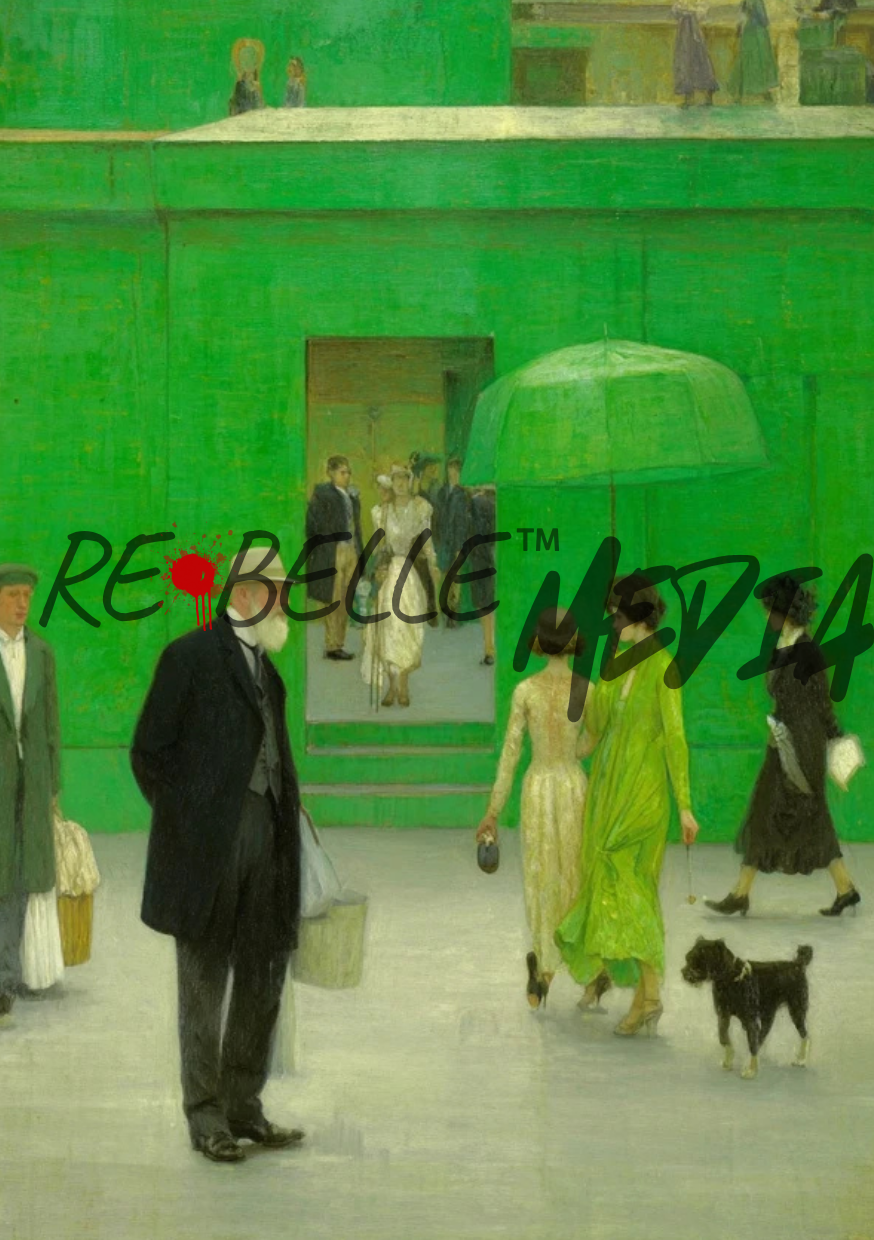 Betreten Sie den grünen Raum