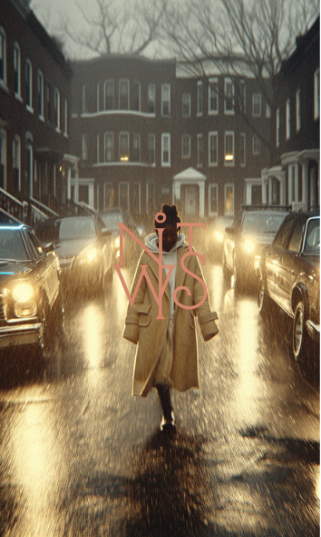 "Concrete Elegy: Die stillen Wege der Stadt" – Digitaler Kunstdruck