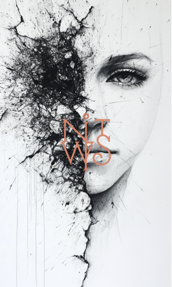 "Shattered Serenity: Die Schönheit im Bruch" – Digitaler Kunstdruck