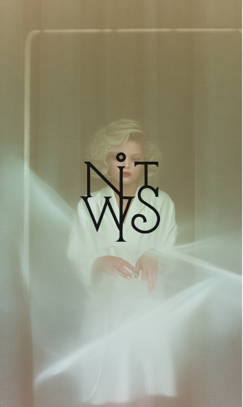 "Behind the Veil: Ein Flüstern hinter dem Vorhang" – Digitaler Kunstdruck