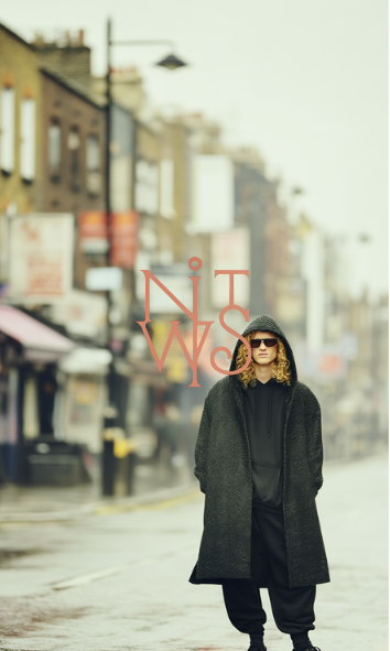 "Urban Monks: Eine Studie in Stille und Silhouette" – Digitaler Kunstdruck