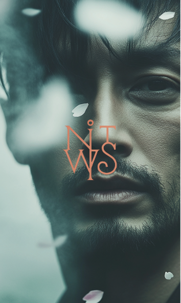 "Der letzte Blütenfall: Ein Ronin-Requiem" – Digitaler Kunstdruck