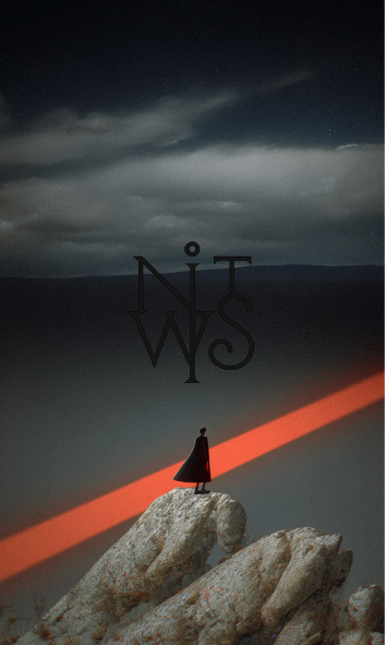 "The Crimson Path: Dem Schicksal entgegen" – Digitaler Kunstdruck