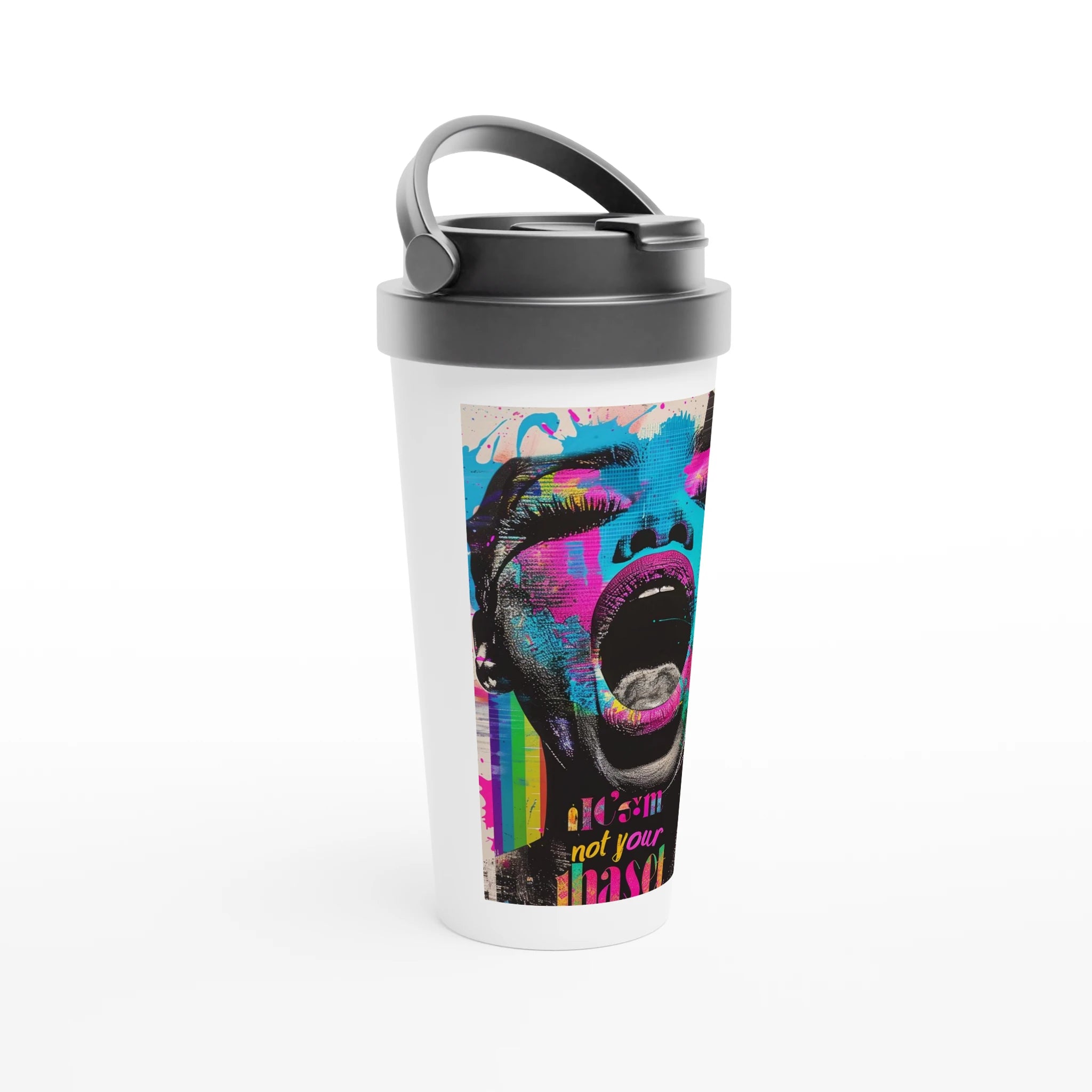 „Not Your Phase“ – Queere Statement-Thermotasse, 15oz Edelstahl