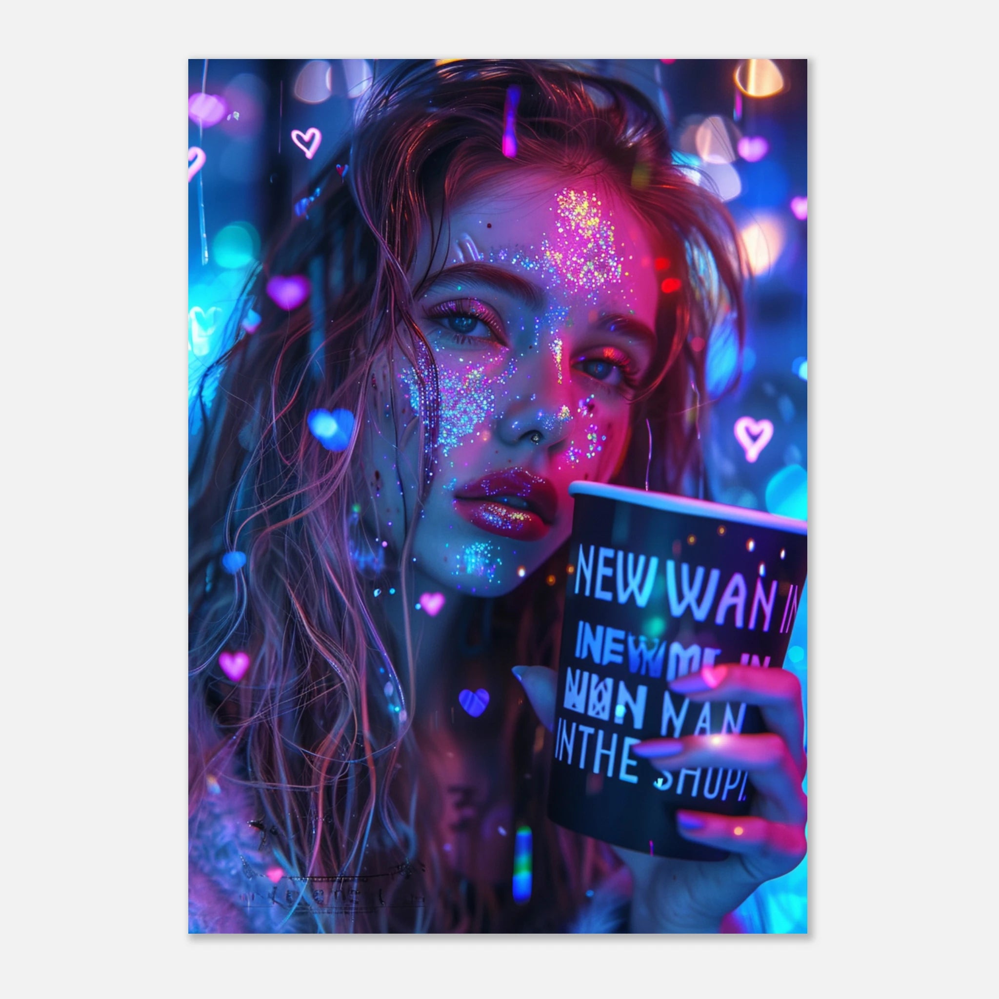 "Neon Dreams & Rebel Sips" – Glitzer, Glow & Girlpower