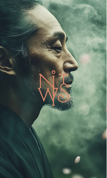 "Der letzte Blütenfall: Ein Ronin-Requiem" – Digitaler Kunstdruck