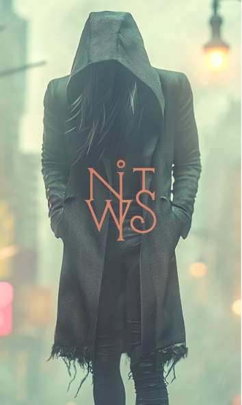 "Faceless Wanderers: Echos in the Fog" – Digitaler Kunstdruck