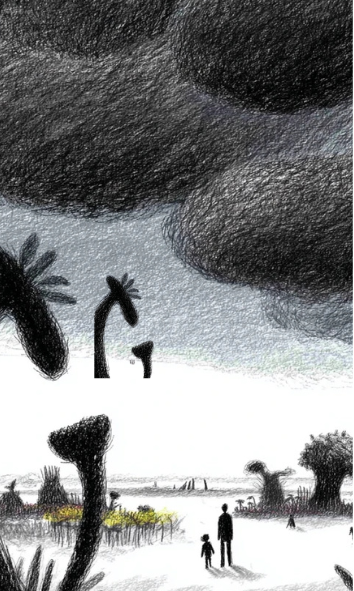 "Die Chroniken von Schatten & Licht: Eine Sammlung handgezeichneter Träume" – Digitaler Kunstdruck