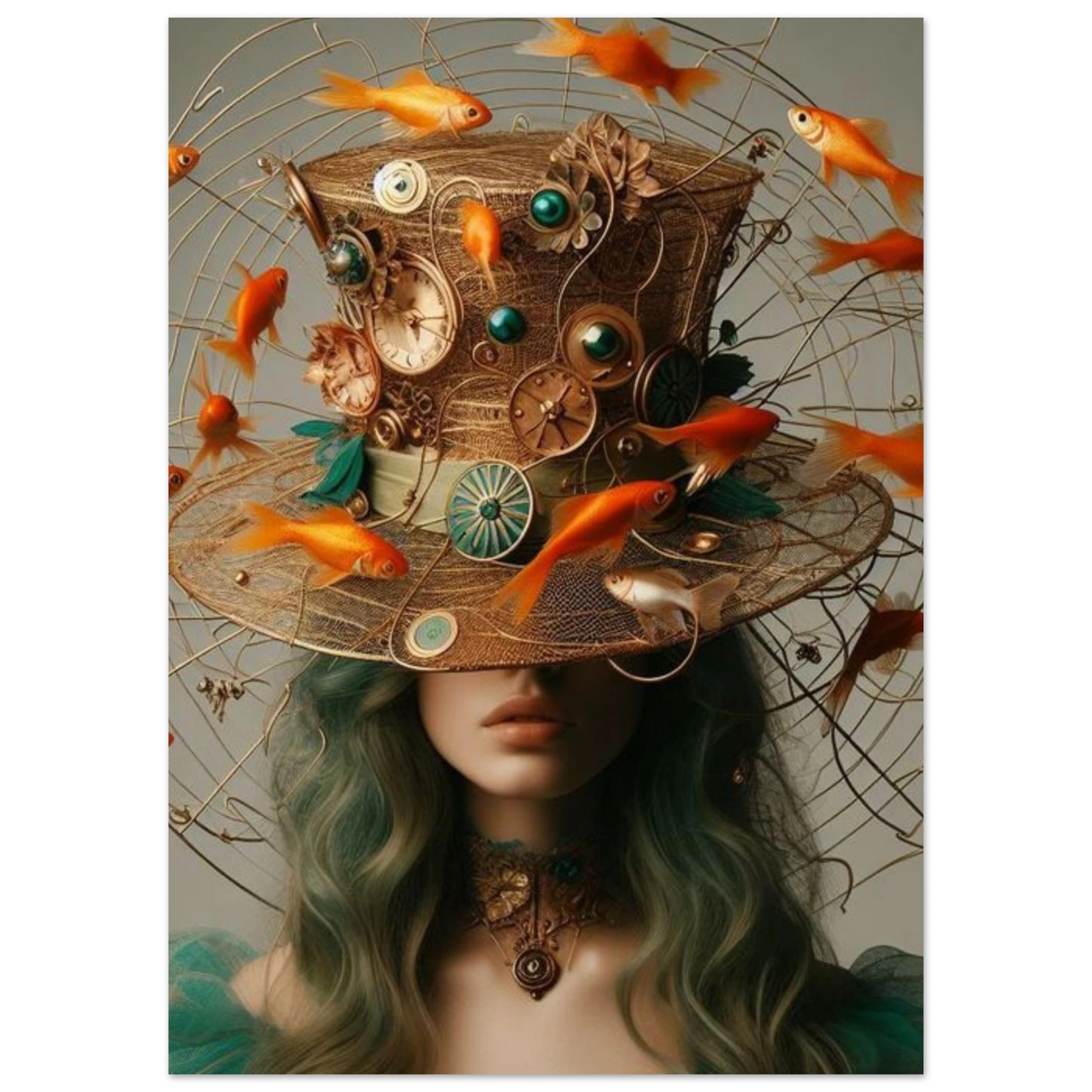 "TIME TRAPPED. FISH UNFILTERED."