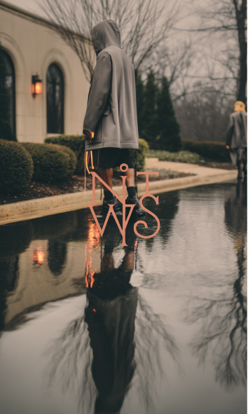 "Urban Monks: Eine Studie in Stille und Silhouette" – Digitaler Kunstdruck