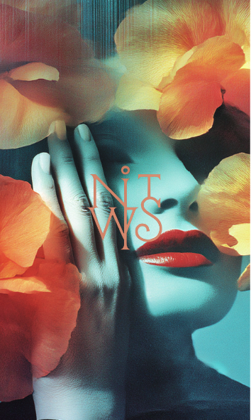 "Unterwasser-Gärten: Ein Traum in Türkis & Orange" – Digitaler Kunstdruck