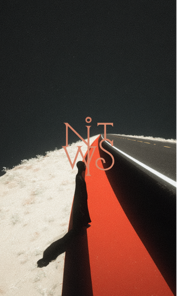 "The Crimson Path: Dem Schicksal entgegen" – Digitaler Kunstdruck