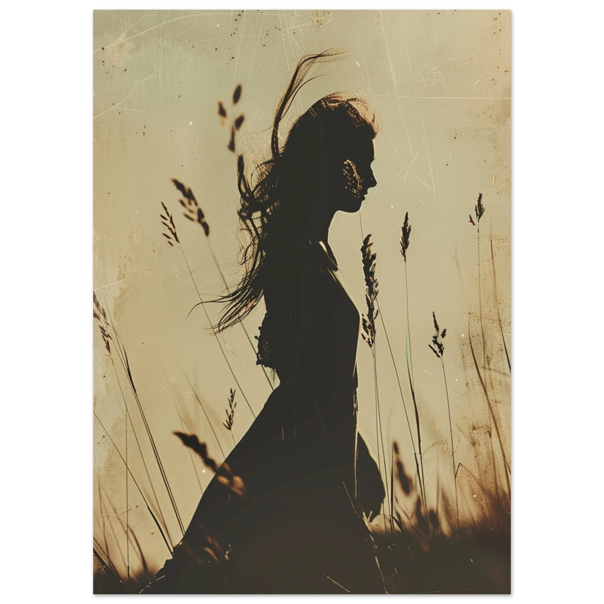 „Silhouette im Sommerwind – Zwischen Licht und Erinnerung“