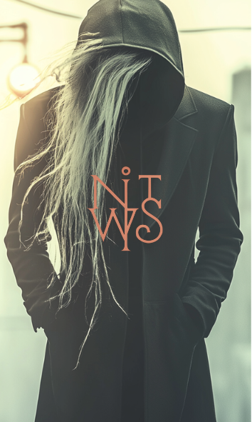 "Faceless Wanderers: Echos in the Fog" – Digitaler Kunstdruck