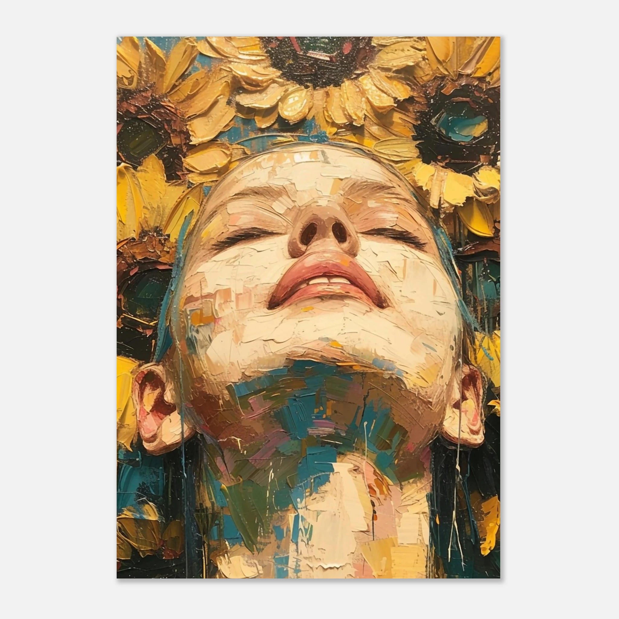 Born to Shine – Sonnenblumen und Selflove Poster