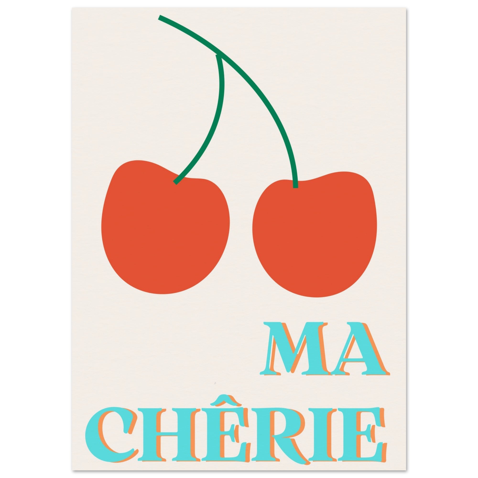 Poster aus mattem Papier in Museumsqualität