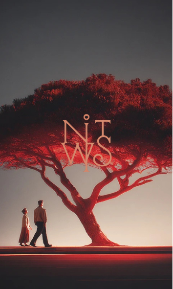 "Nocturne in Rot: Szenen aus einem wachen Traum" – Digitaler Kunstdruck