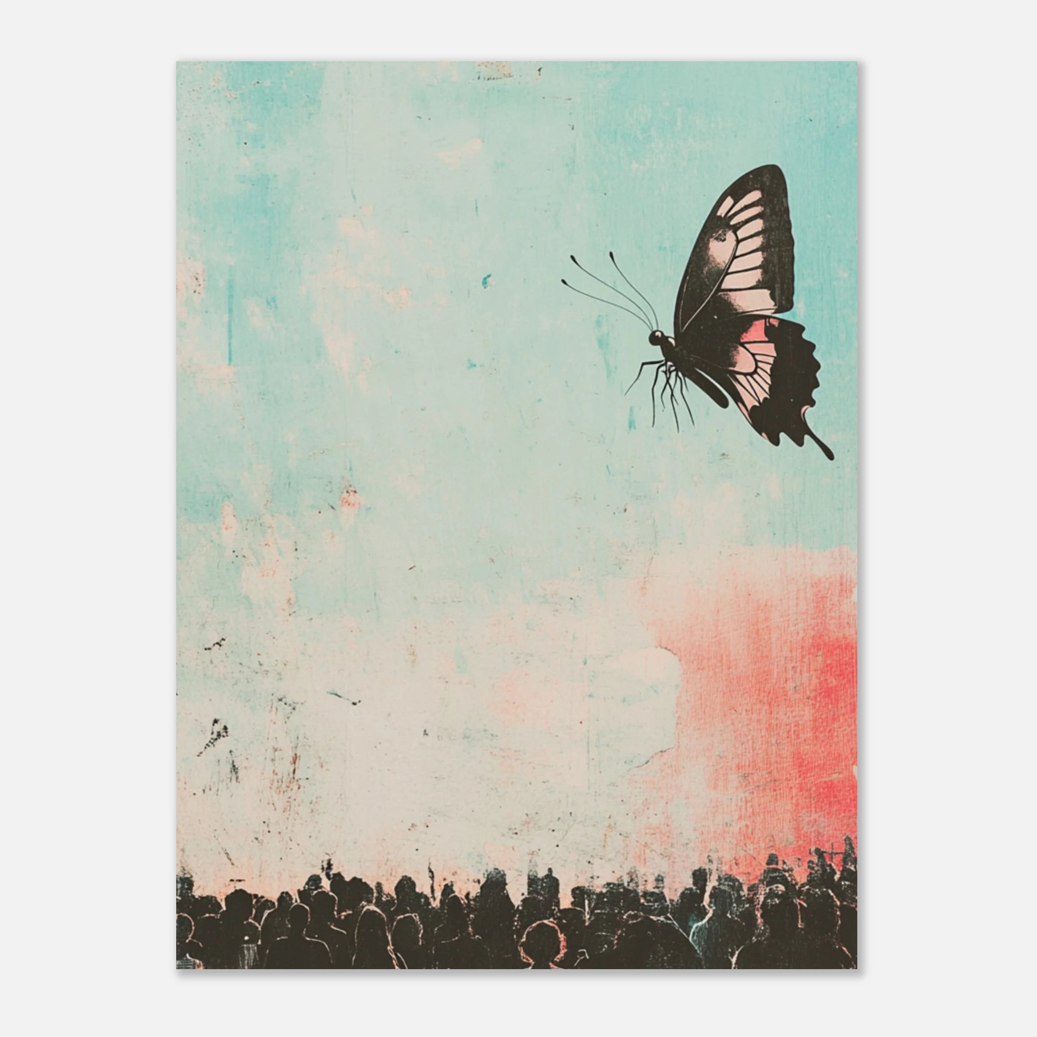 "Butterfly Effect – Digitale Poster-Kunst zum Download | Ein Statement für Freiheit & Individualität"