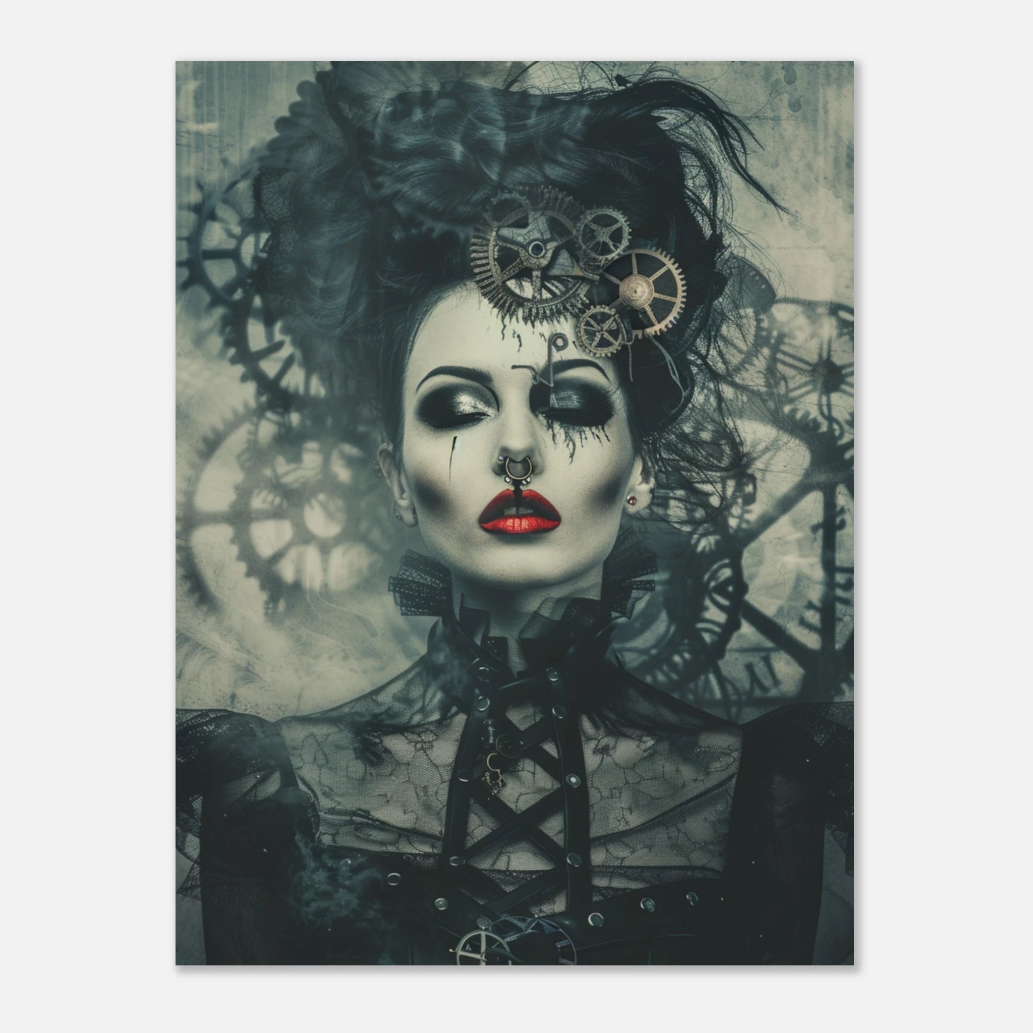 „Clockwork Queen – Steampunk-Göttin der Dunkelheit“