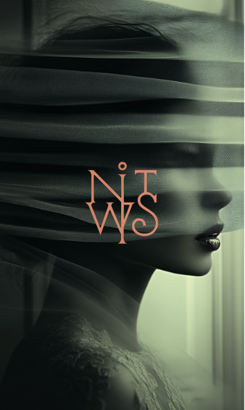 "Veiled Fragments: Porträts hinter dem Schleier" – Digitaler Kunstdruck