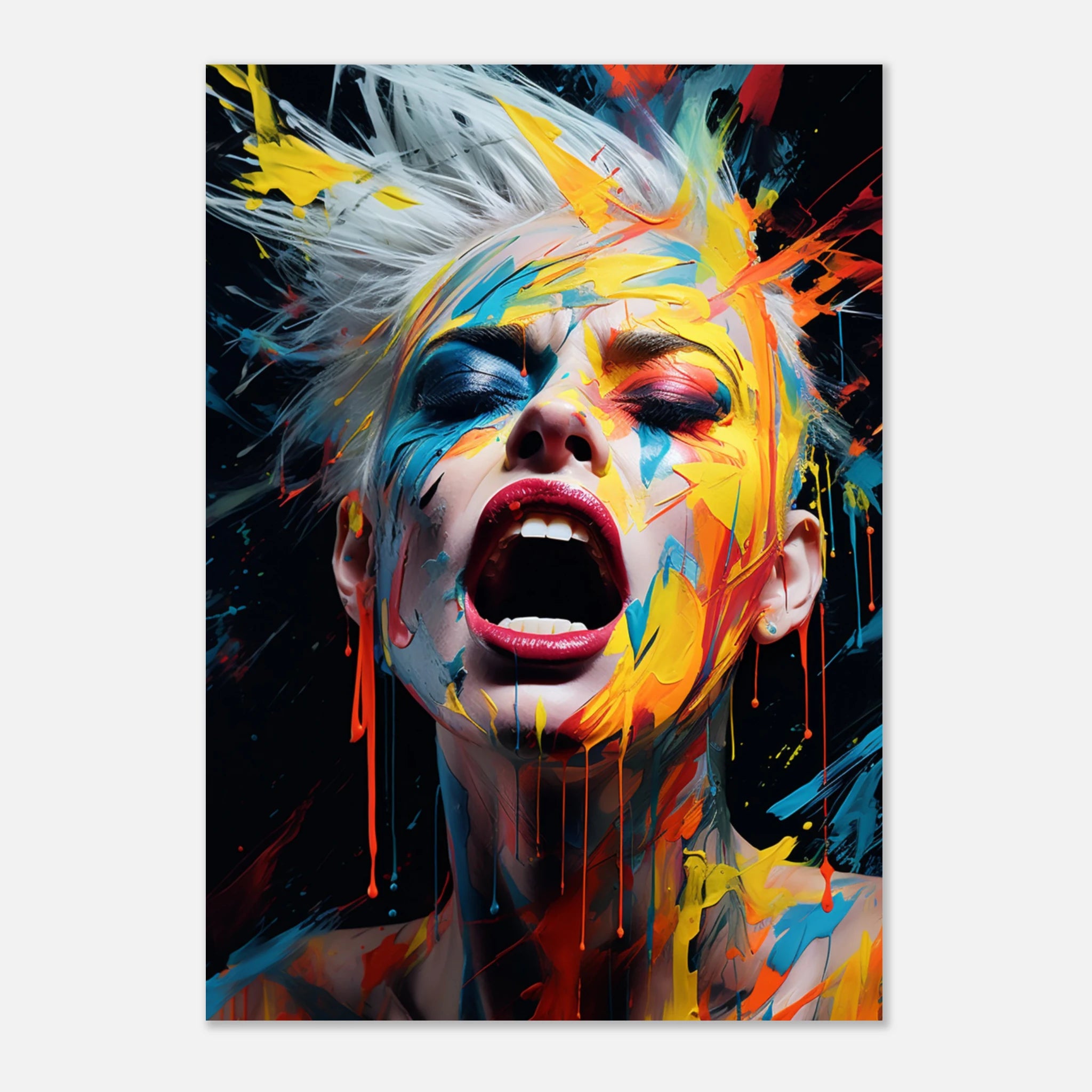 Mutige Frau Kunst
