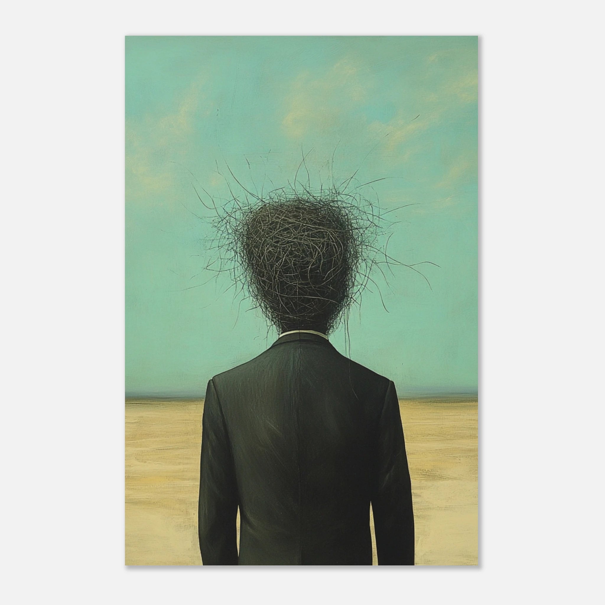 „Mind Over Matter“ – Surrealistisches Poster