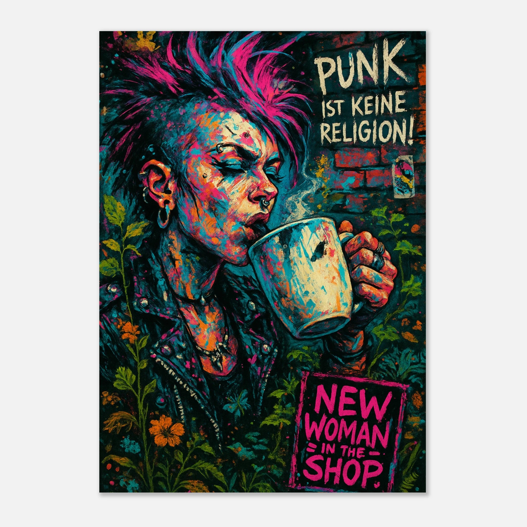 Punk trifft Kaffeekunst