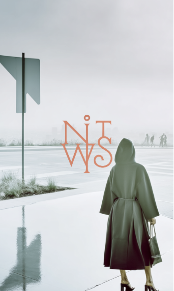 "Urban Monks: Eine Studie in Stille und Silhouette" – Digitaler Kunstdruck