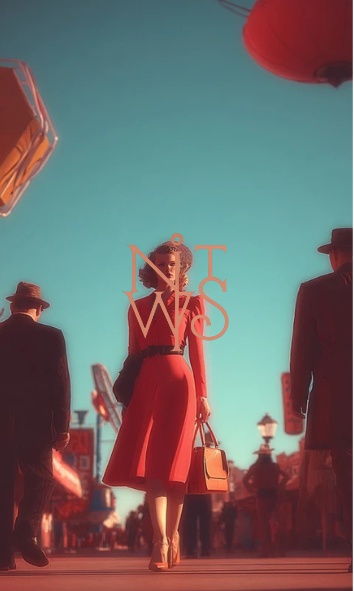 "Americana Dreamscapes: Eine Reise in Rot & Türkis" – Sofortiger Digitaler Kunstdruck