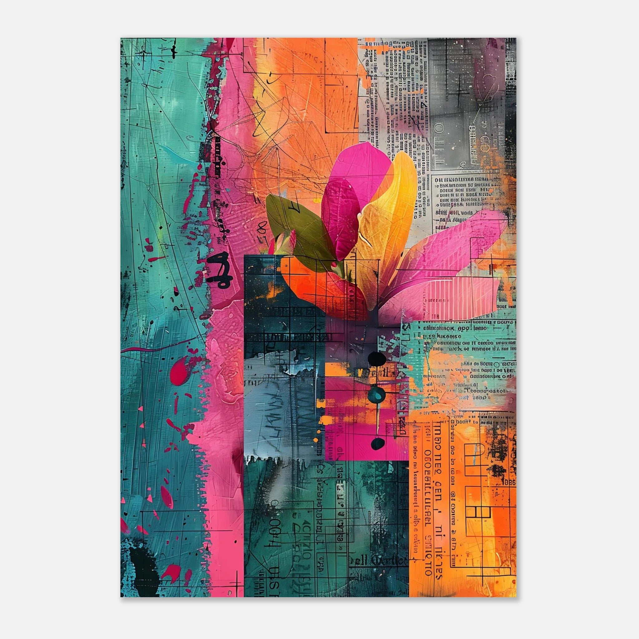 Urban Bloom Graffiti Art
