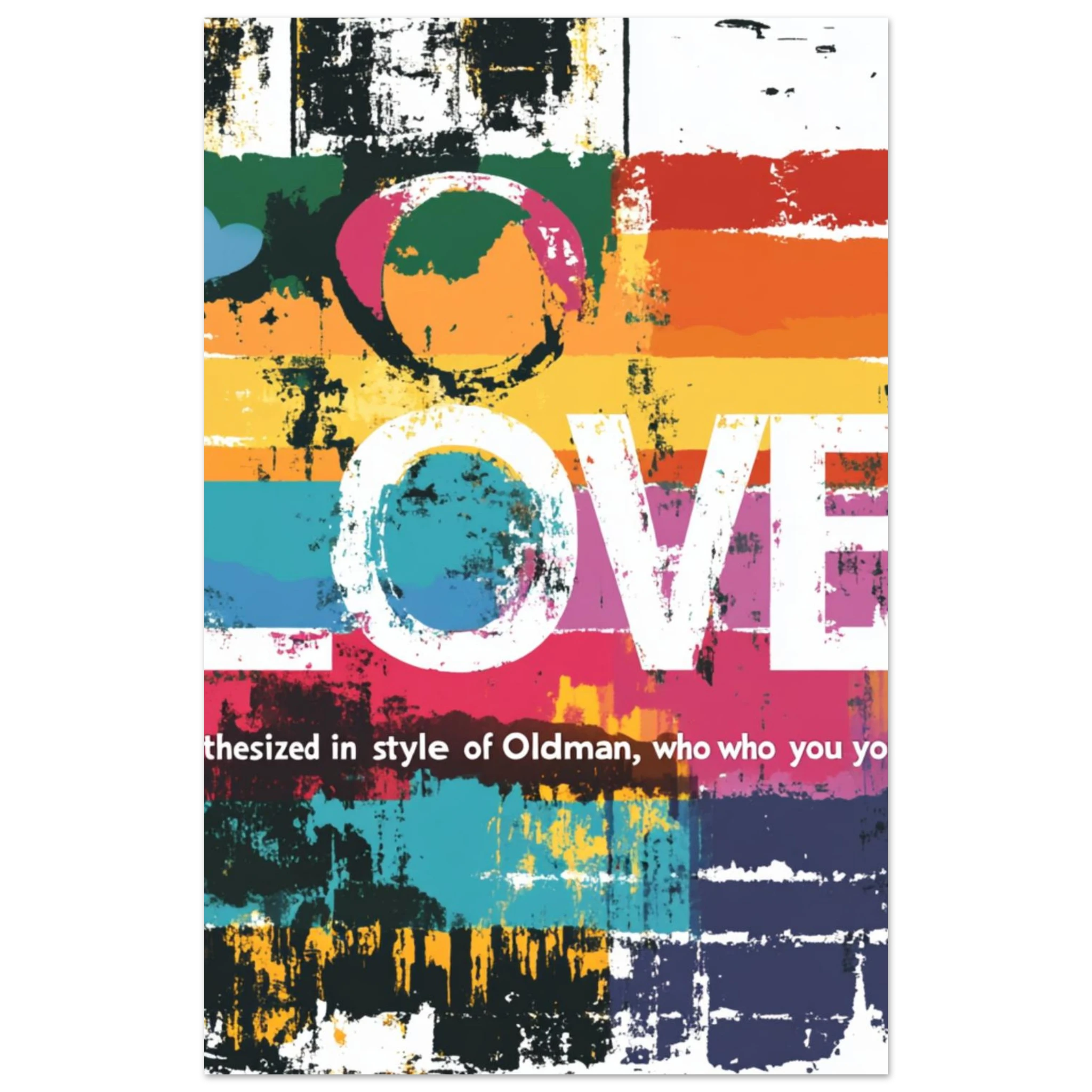 LOVE – Pop Art Pride Poster  | Laut. Bunt. Unverhandelbar.