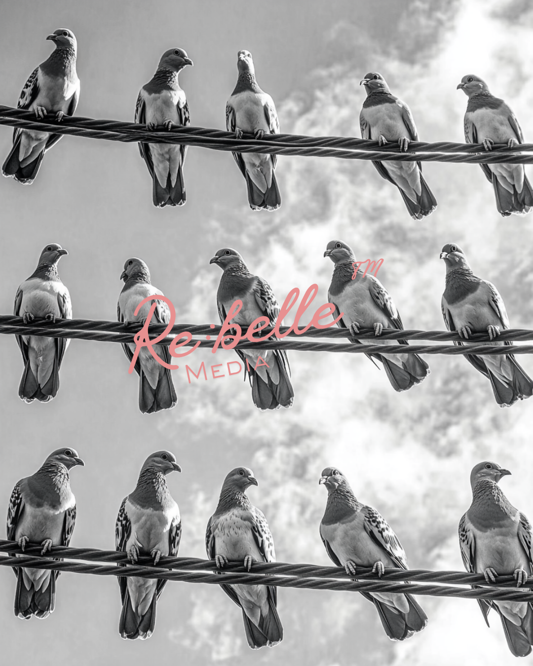 "Urban Requiem: A Study in Flight and Rain"