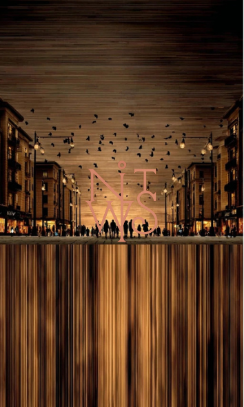 "Pixel-Surrealismus: Dunkle Träume & Goldene Texturen" – A2 Digitaler Kunstdruck