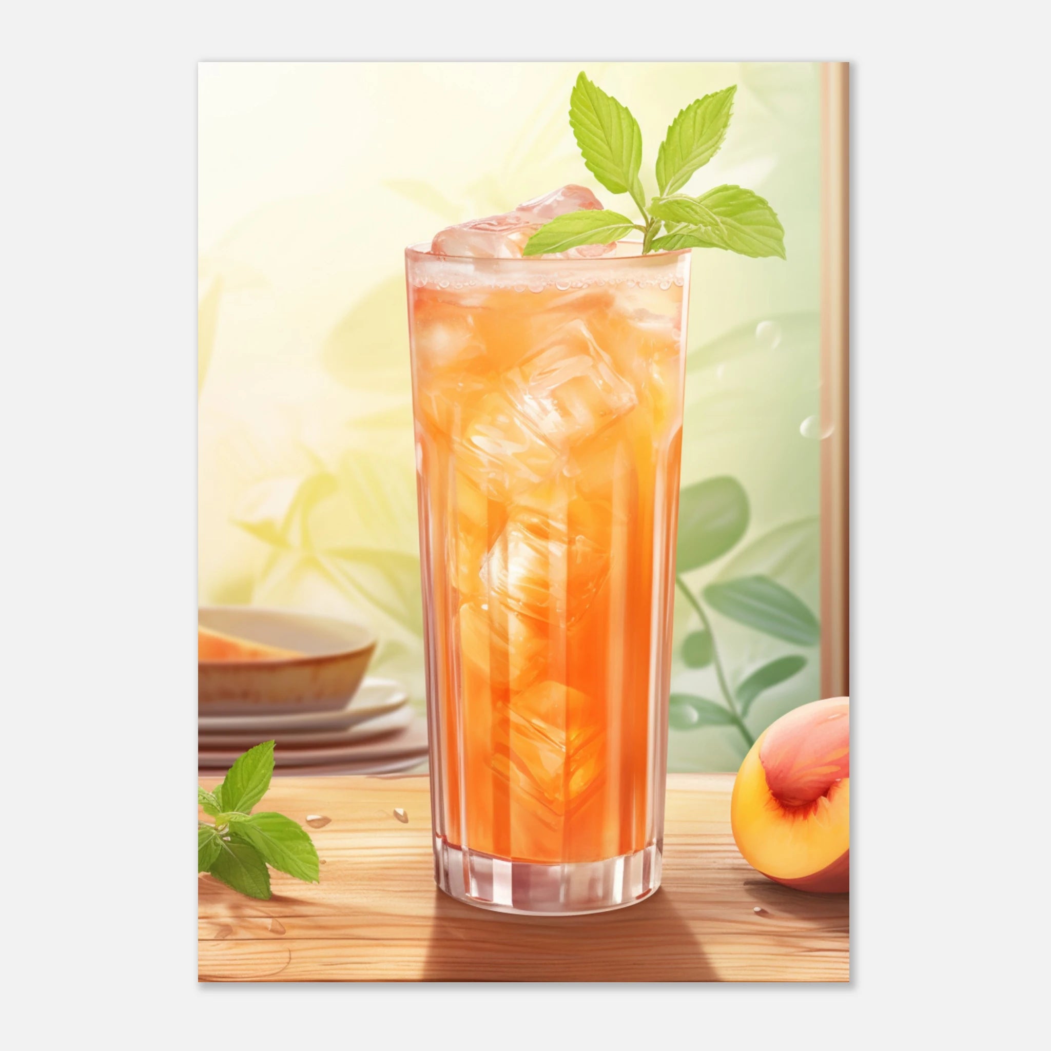 Erfrischungszauber – Iced Peach Mint Delight