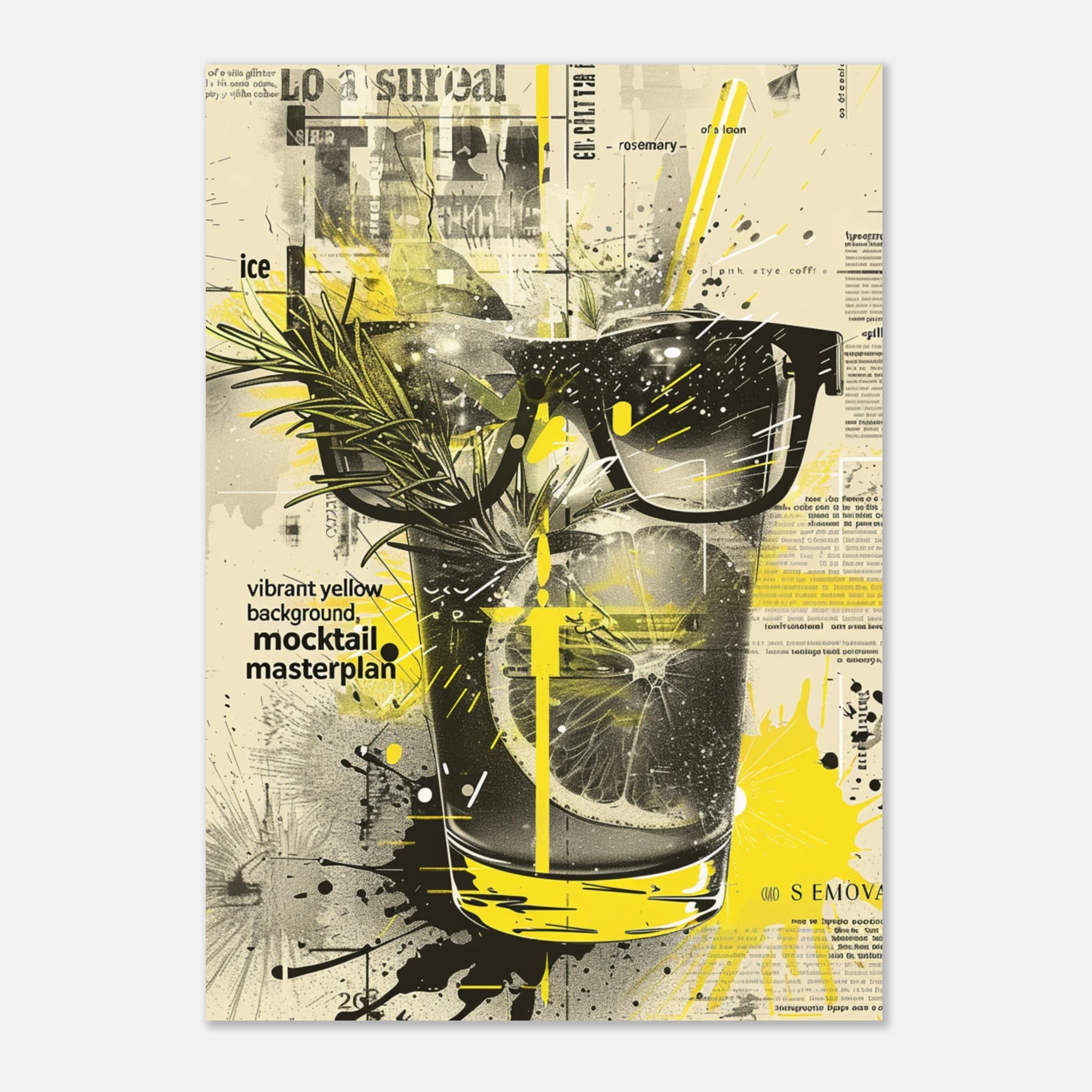 Mocktail Masterplan – Surreal Lemon Vibes