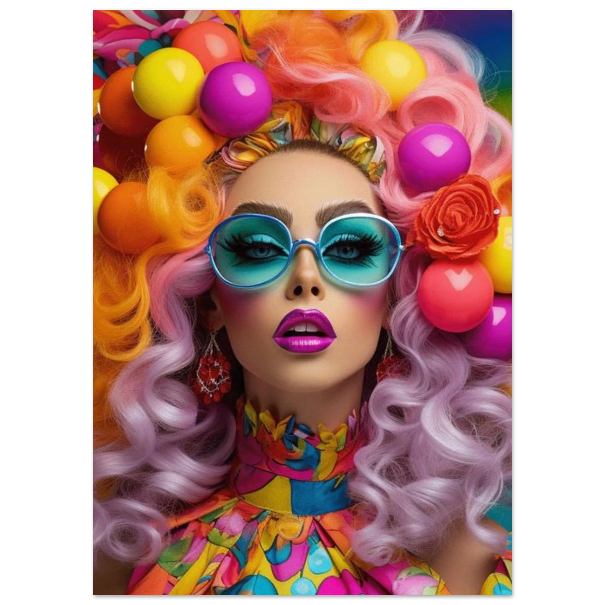 "TROPICAL RIOT. CANDY QUEEN."
