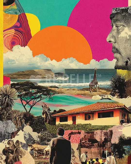 NEON SAFARI COLLAGE EDITION