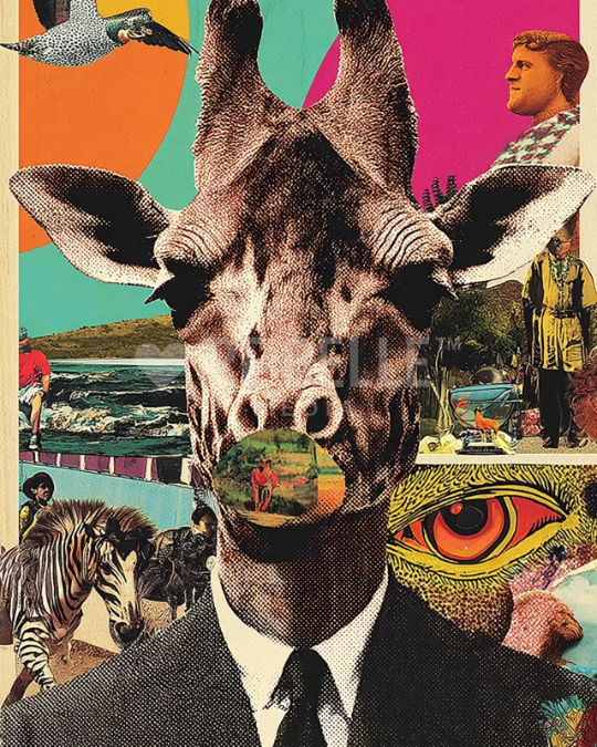 NEON SAFARI COLLAGE EDITION