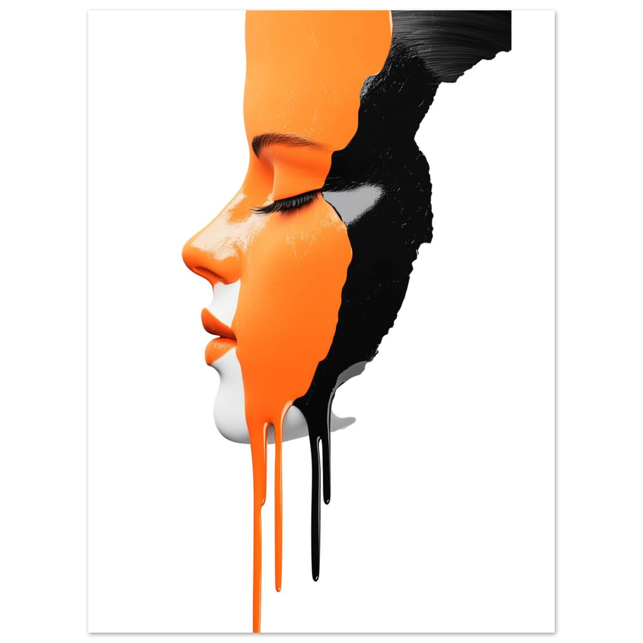 ChatGPT meets Kunst: "Schwarz. Orange. Unzensiert."