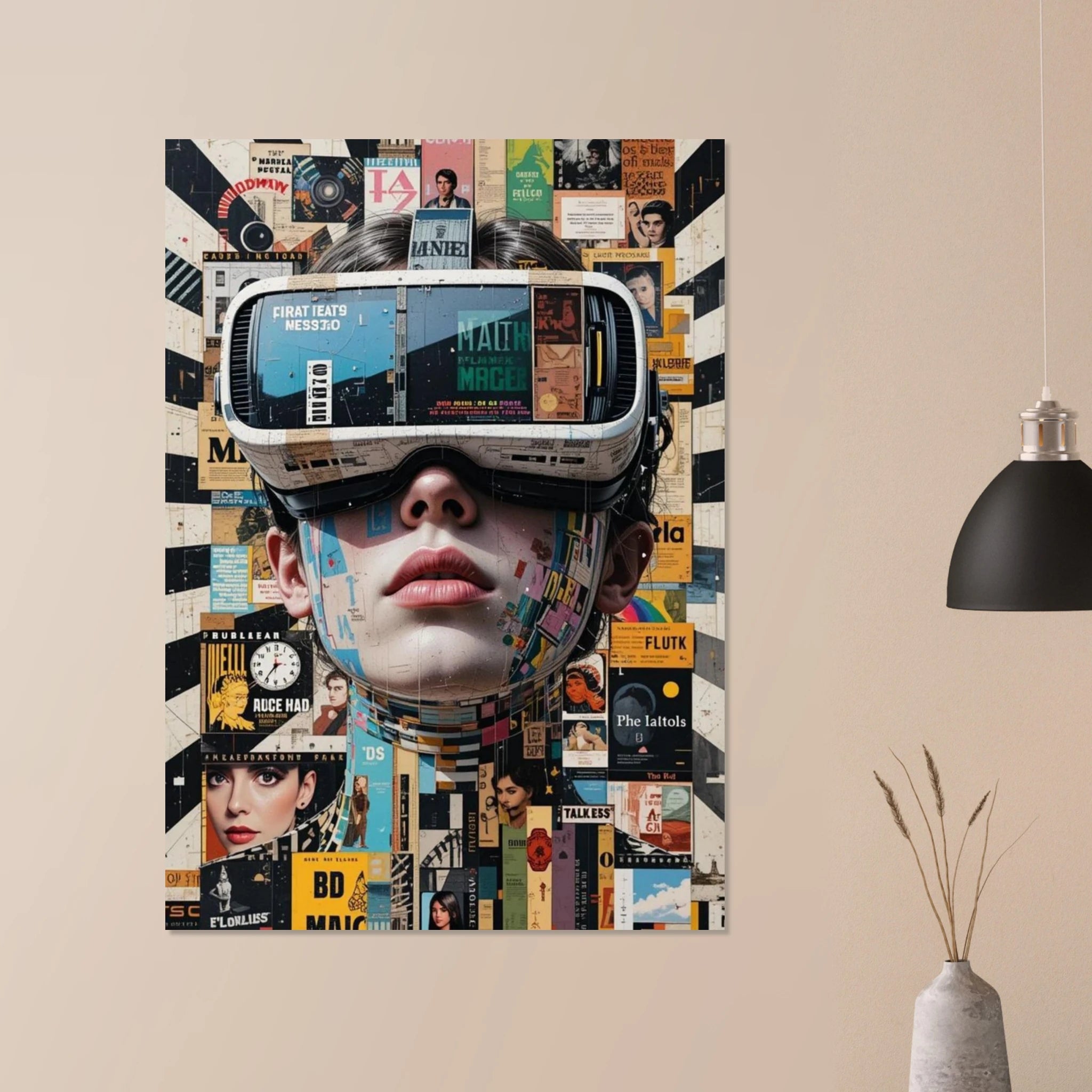 Meta Vision – Future Collage Art Print