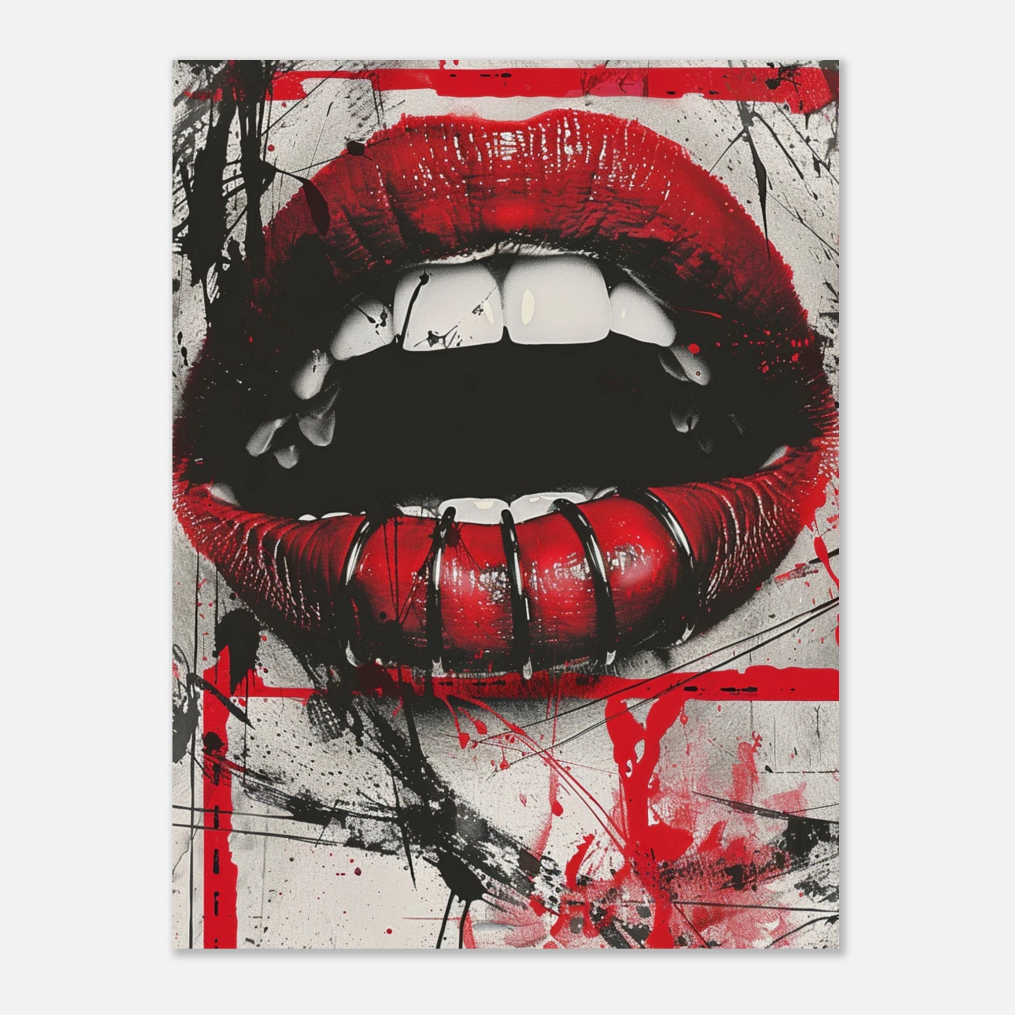 „Contemporary Red – Lippenkunst trifft Chaos“