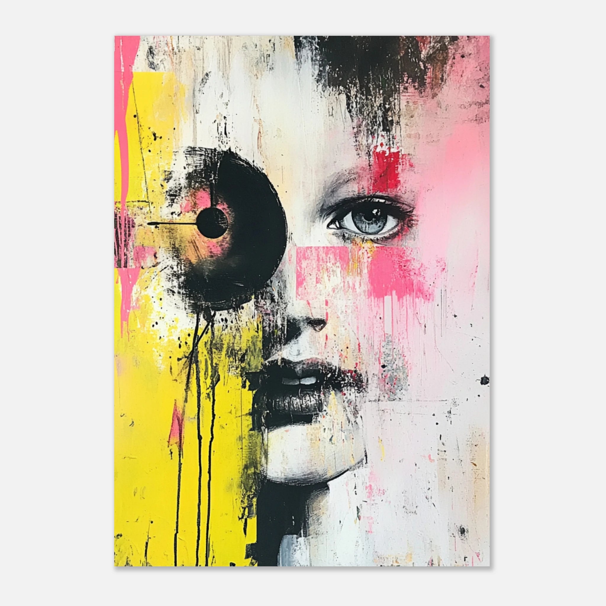 "Unfinished Emotions – Neon Contrast"