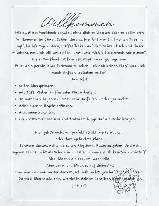 Chaos im Kopf? Willkommen im Club. Jetzt wird’s stylisch.