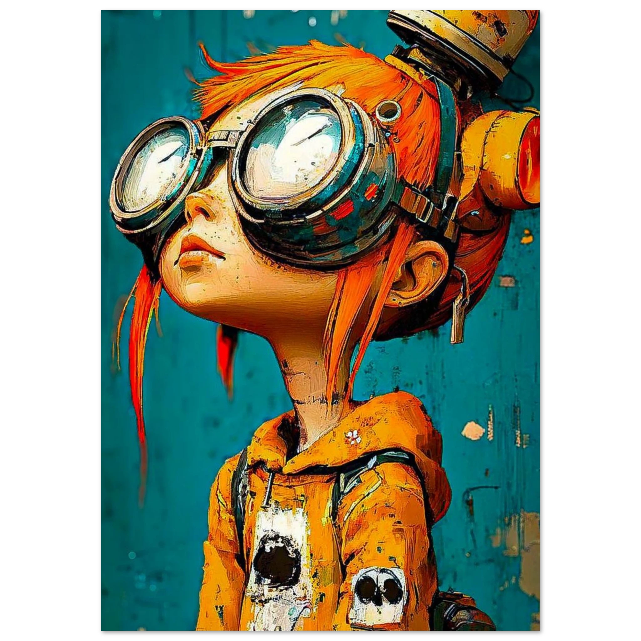 Postapokalyptischer Blick – Vision Girl Print