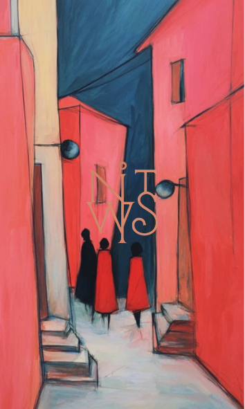 "Rote Träume: Eine Reise in Farbe und Form" – Hochwertiger A2 Kunstdruck