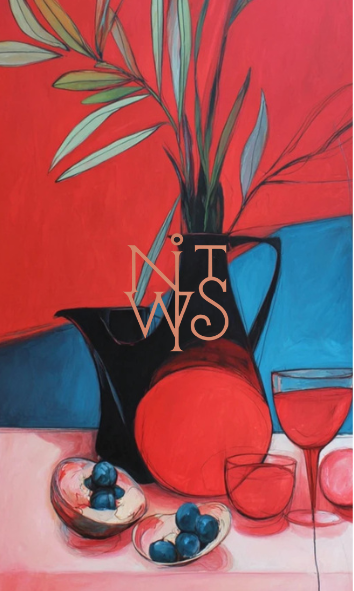 "Rote Träume: Eine Reise in Farbe und Form" – Hochwertiger A2 Kunstdruck